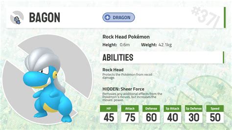 bagon stats